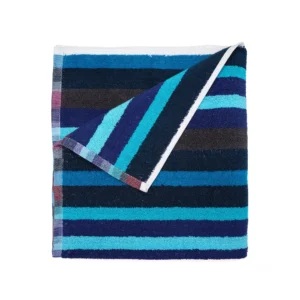 BYFT025132 Home Tex Design Bath Towel Blue 70 x 140 Cm 100% Cotton 550 Gsm Set of 01 ART BTYD003