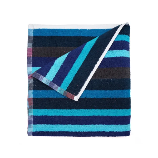 BYFT025132 Home Tex Design Bath Towel Blue 70 x 140 Cm 100% Cotton 550 Gsm Set of 01 ART BTYD003